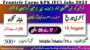 FC Latest Job 2024 Apply Now