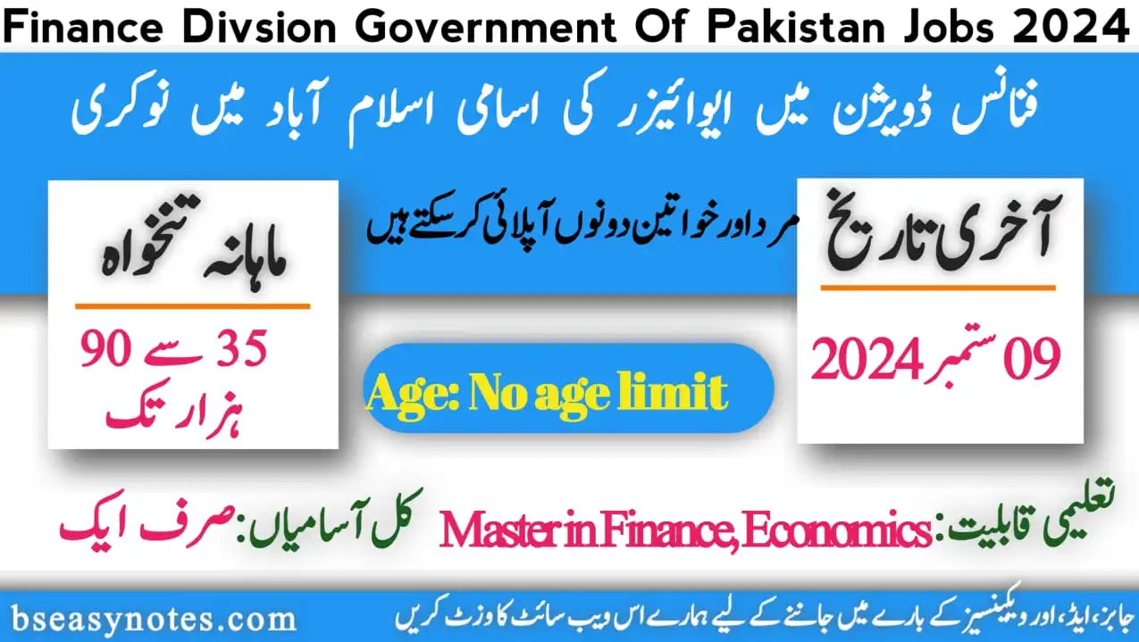 Finance Division Job 2024