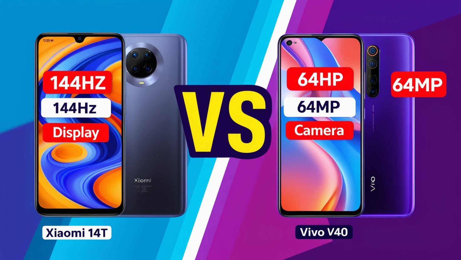 Xiaomi 14T vs Vivo V40