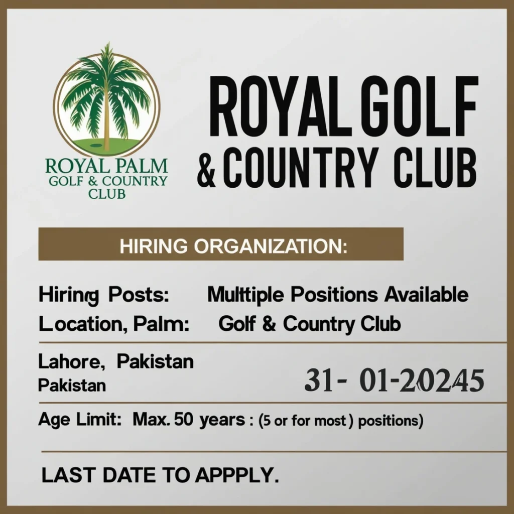 Royal Palm Golf Country Club Jobs 2025